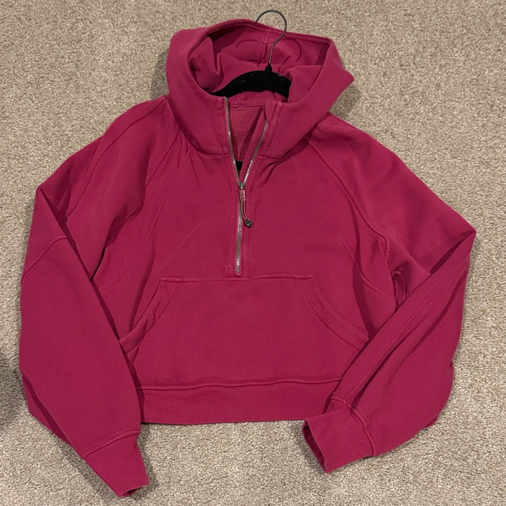 Lululemon Women’s Half-Zip Hooded scuba hoodie